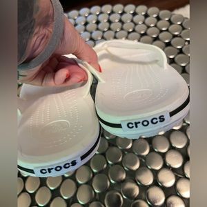 Croc flip flops